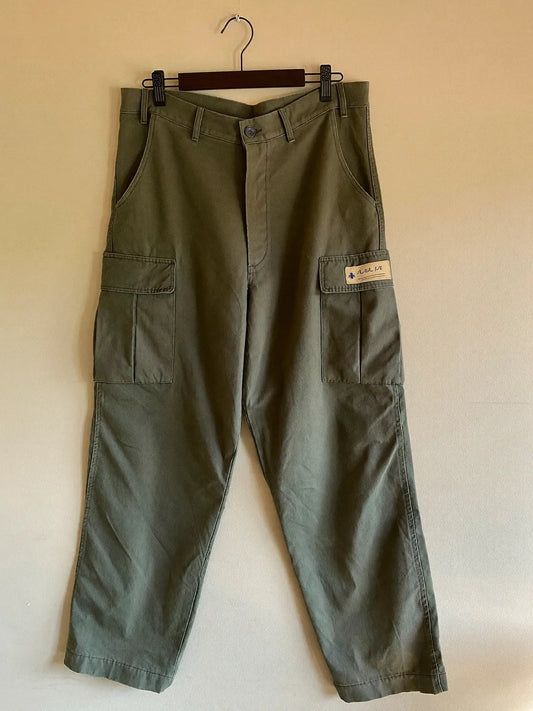Cargo Pants, Olive, front view
