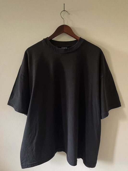 Oversized T-Shirt, Black, front view